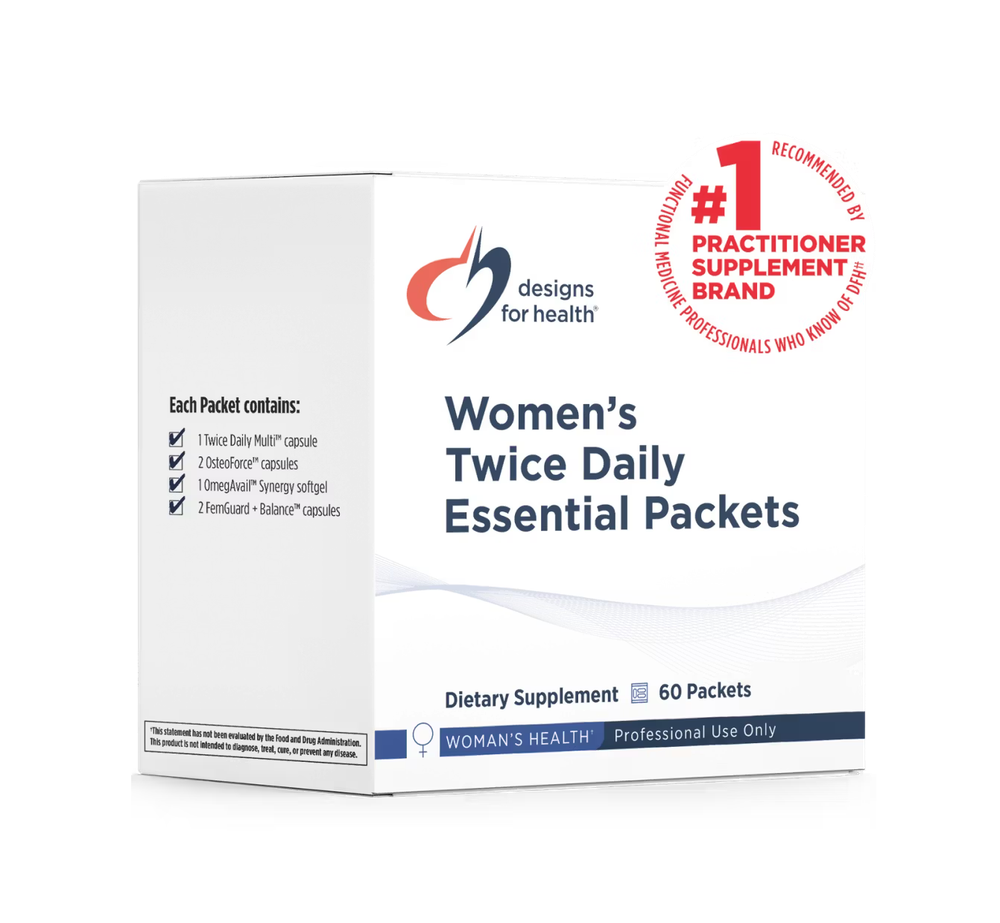 Designs For Health - Women's Twice Daily Essential Packets - 60 packets