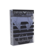 Трусики-боксеры 3шт. Emporio Armani - голубой(111357 3F723)