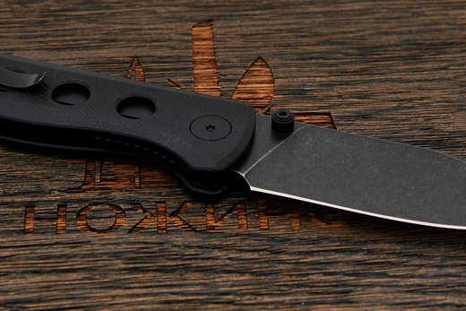 Нож складной QSP QS150-A2 Canary Folder, клинок 72мм, сталь Sandvik 14C28N BW, рукоять G10 чёрный