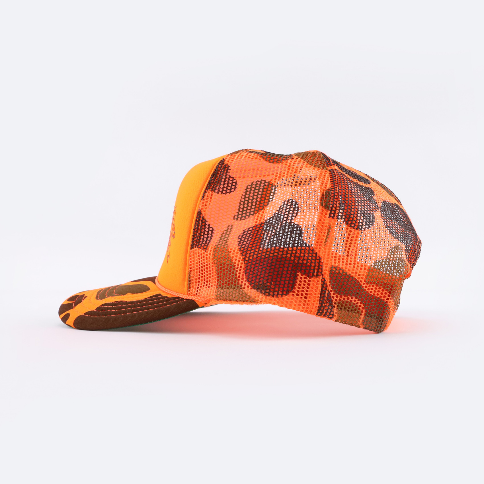 Кепка Thrasher Mag Banner Trucker Cap (orange camo) артикул: - купить в магазине Дайс