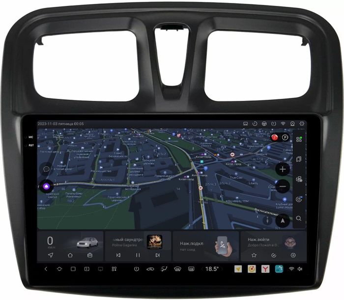 Магнитола для Renault Logan/Sandero 2014+ - Kuberg DUDU7 OL-9945 QLed+2K, Android 13, Быстрейшая, UIS7870 (DUDU7), CarPlay, SIM-слот