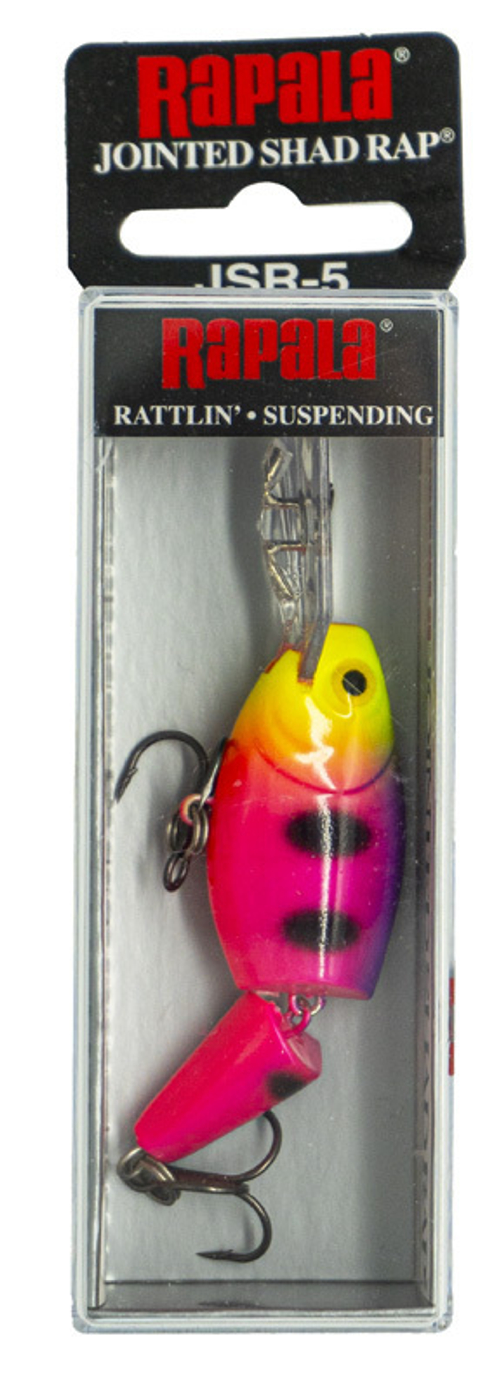 Воблер RAPALA Jointed Shad Rap JSR05 / 5 см, 8 г, цвет FPN
