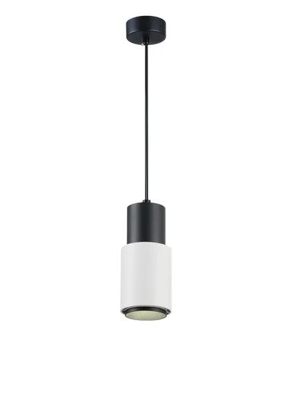 Светильник подвесной светодиодный Rilon 1129B+W-M BLACK+WHITE, 10 Вт, чёрный и белый