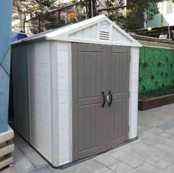 Садовый пластиковый сарай HouzBlock Comfort-2 7,5x7,5