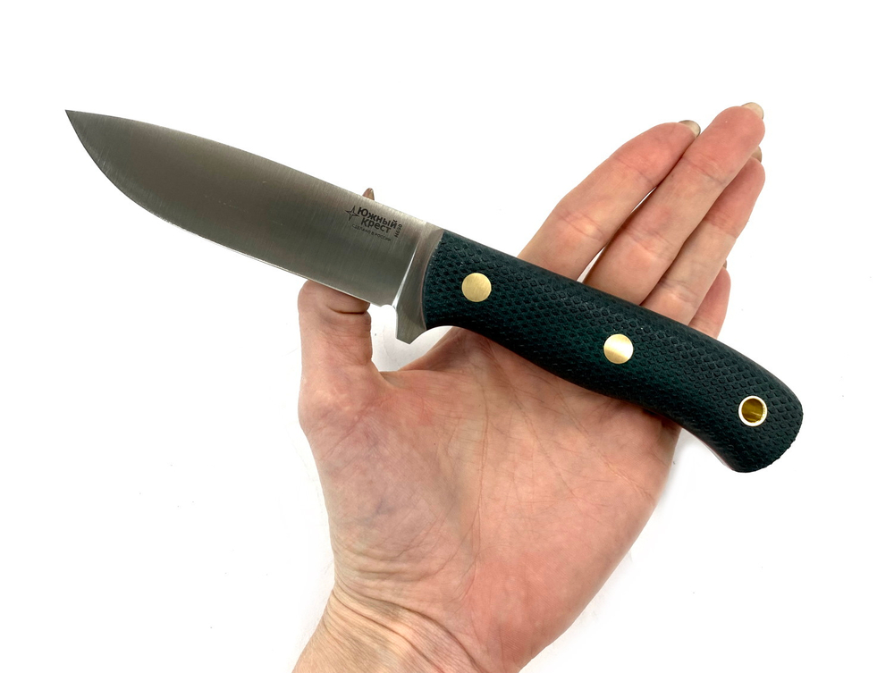 Нож Скаут, N690 конв., микарта изумруд, 237.0552
