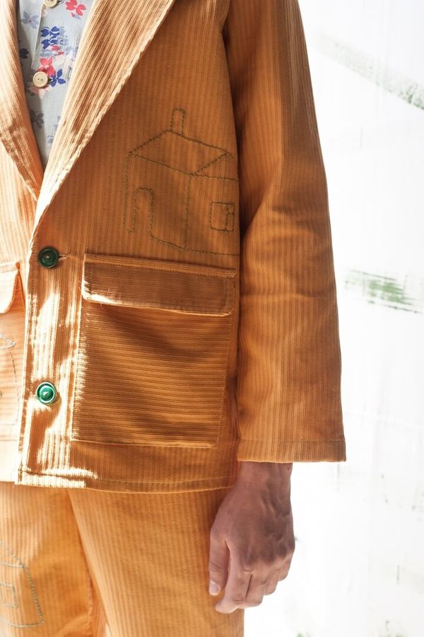 Рубашка Embroidered Houses Suit - фото 4