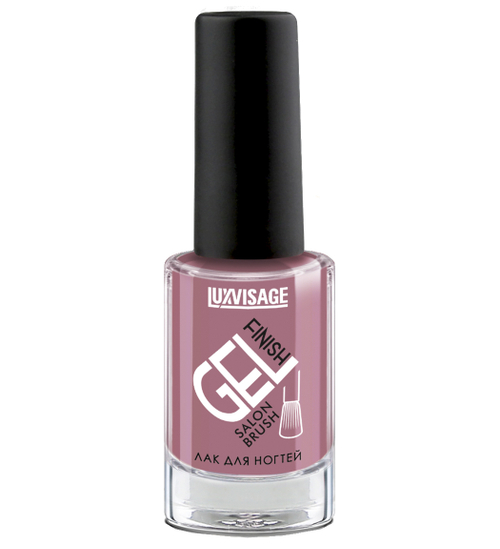 LuxVisage ЛАК для ногтей GEL finish тон 15 ПЫЛЬНАЯ РОЗА 9 мл
