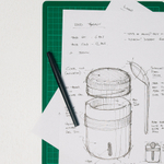 Термос black+blum, food flask, 400 мл, оранжевый