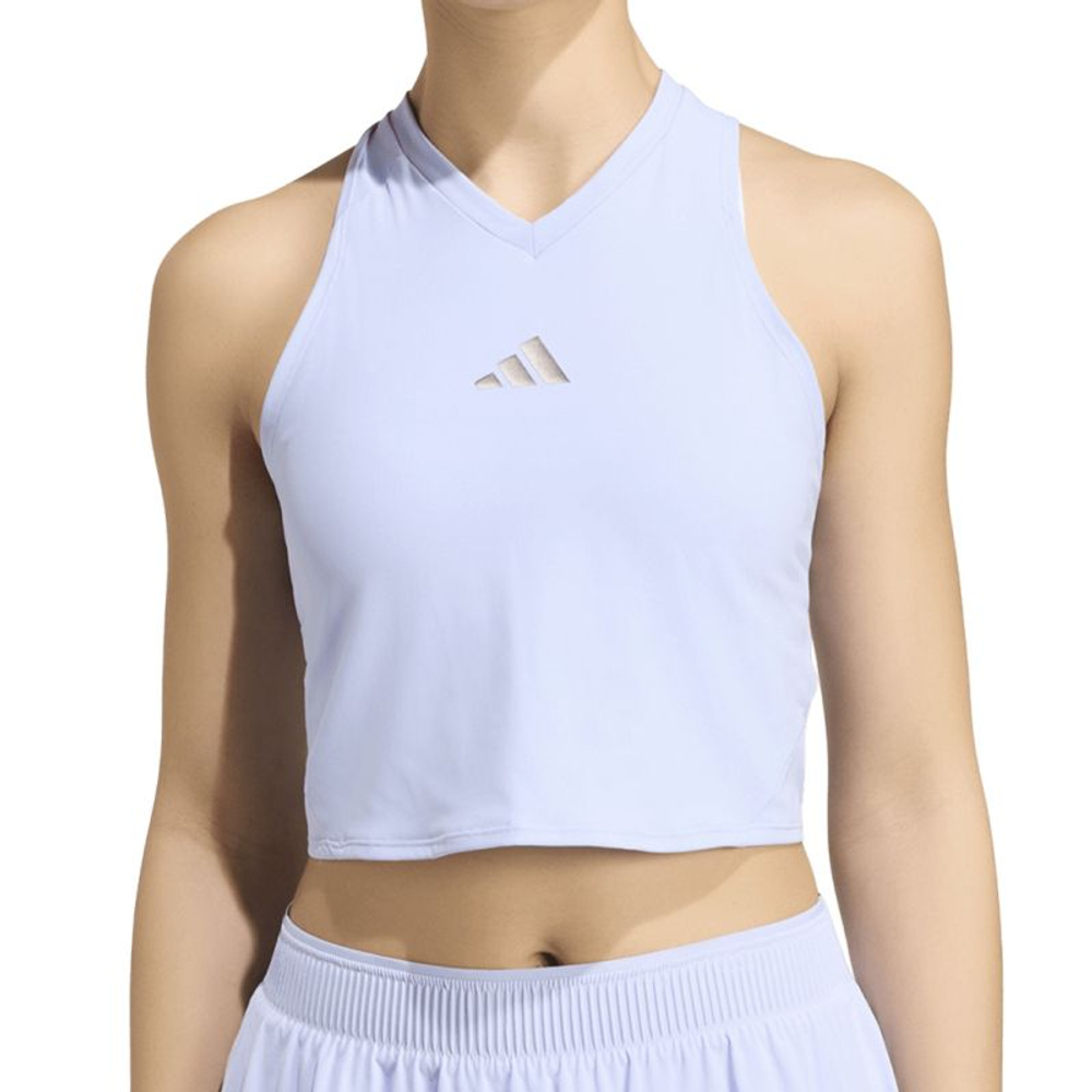 Женский топ теннисный Adidas Y-Tank Pro - violet tone