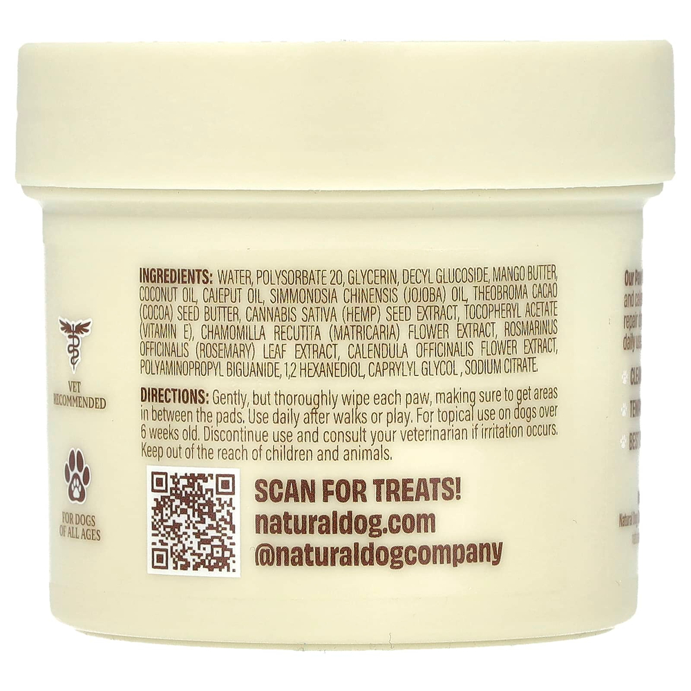 Natural Dog Company, Салфетки для собак, для собак, для всех возрастов, 50 шт.