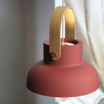 Подвесной светильник с деревянным петлевым подвесом CLUTCH COLOR