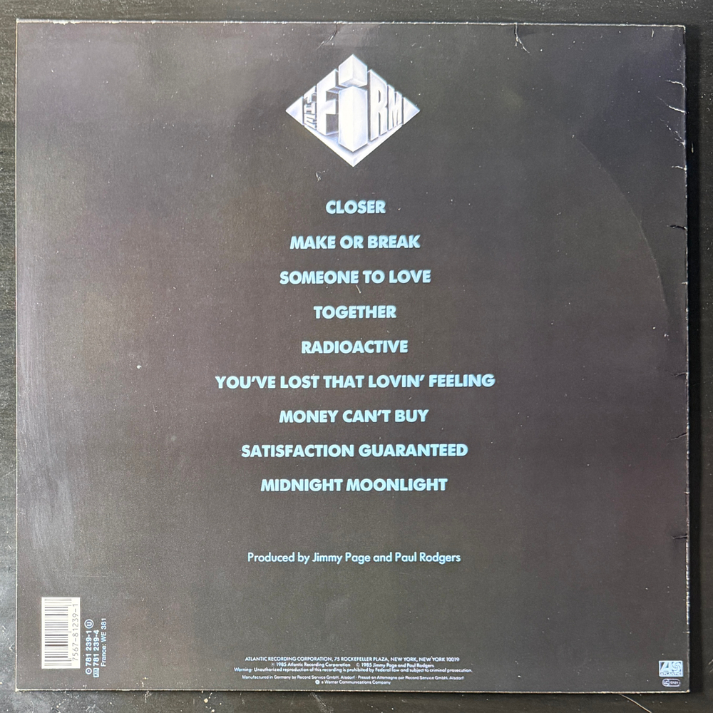 The Firm – The Firm (Германия 1985г.)