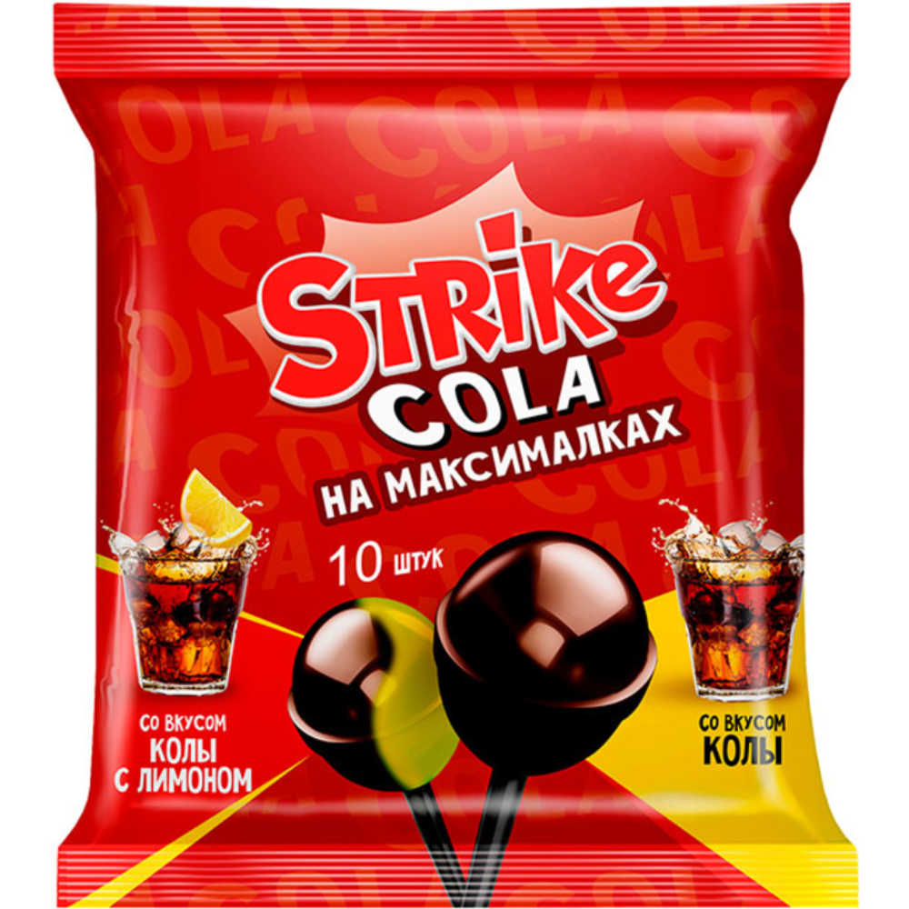 Strike Кислый Кола на максималках с лимоном  113 гр