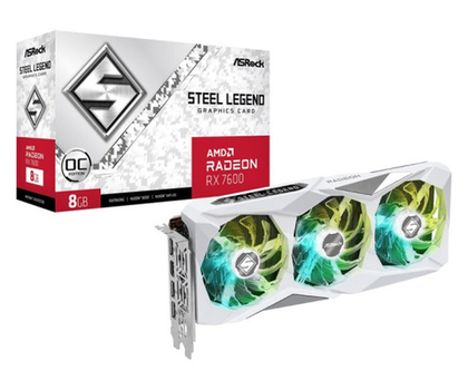 Видеокарта ASRock Radeon RX 7600 Steel Legend (RX7600 SL 8GO)