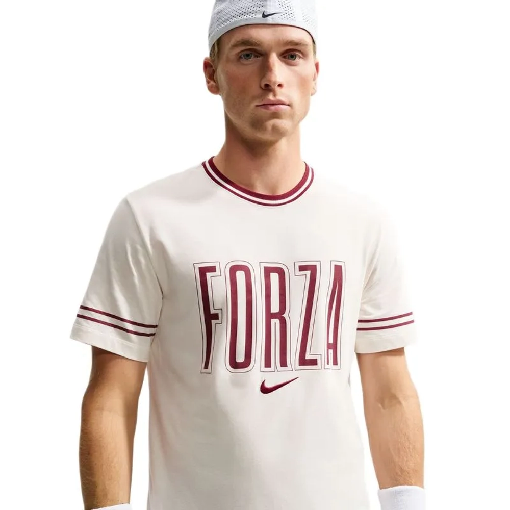 Мужская теннисная футболка Nike Court Dri-Fit Sinner - pale beige