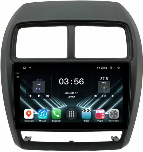 Магнитола для Mitsubishi ASX 2017+ - FarCar S280 монитор 9.5" IPS на Android 13, CarPlay