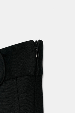 ZARA ЛЕГИНСЫ FLARE С ПРЯЖКОЙ, ЧЕРНЫЙ