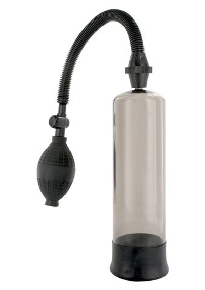 Вакуумная помпа для увеличения члена PVC TUBE WITH LATEX SLEEVE (Цвет: дымчатый)