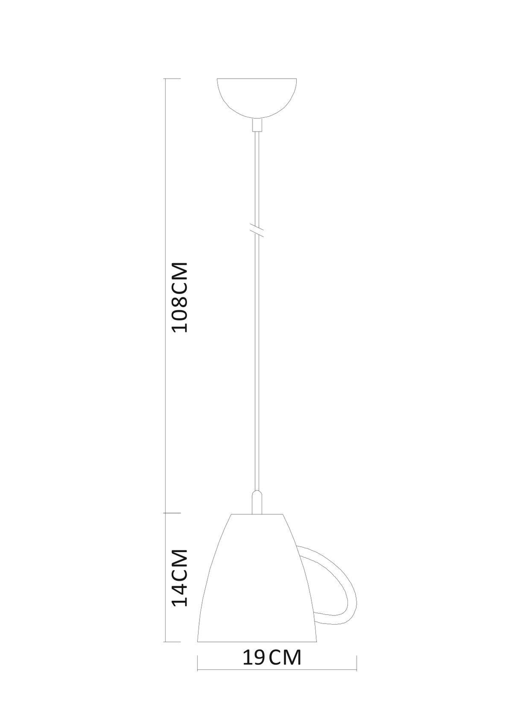 Светильник подвесной Arte Lamp Caffetteria A6605SP-1WH