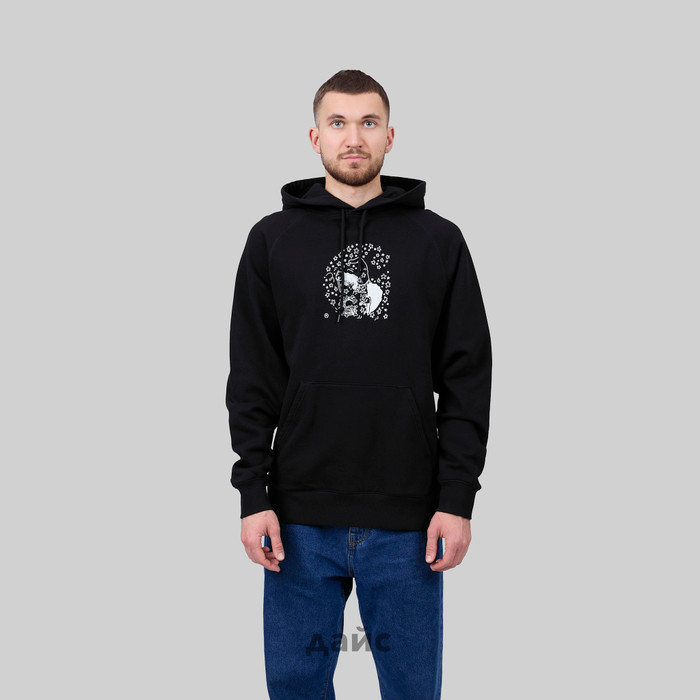Толстовка мужская Carhartt WIP Hocus Pocus Hooded артикул:I032930_black - купить в магазине Дайс