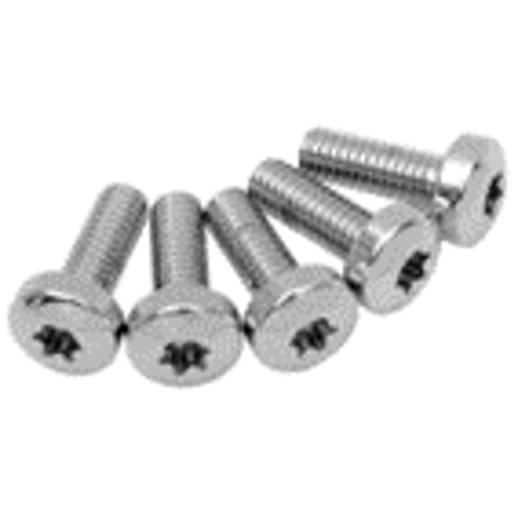 FRONT BRAKE ROTOR HARDWARE KIT, CHROME 5pack