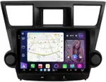 Магнитола для Toyota Highlander 2 XU40 2007-2013 (крутилки активные) - FarCar S500-TS20 монитор 10.36" 2K QLED на Android 14, Быстрейшая, CarPlay, 4G SIM-слот