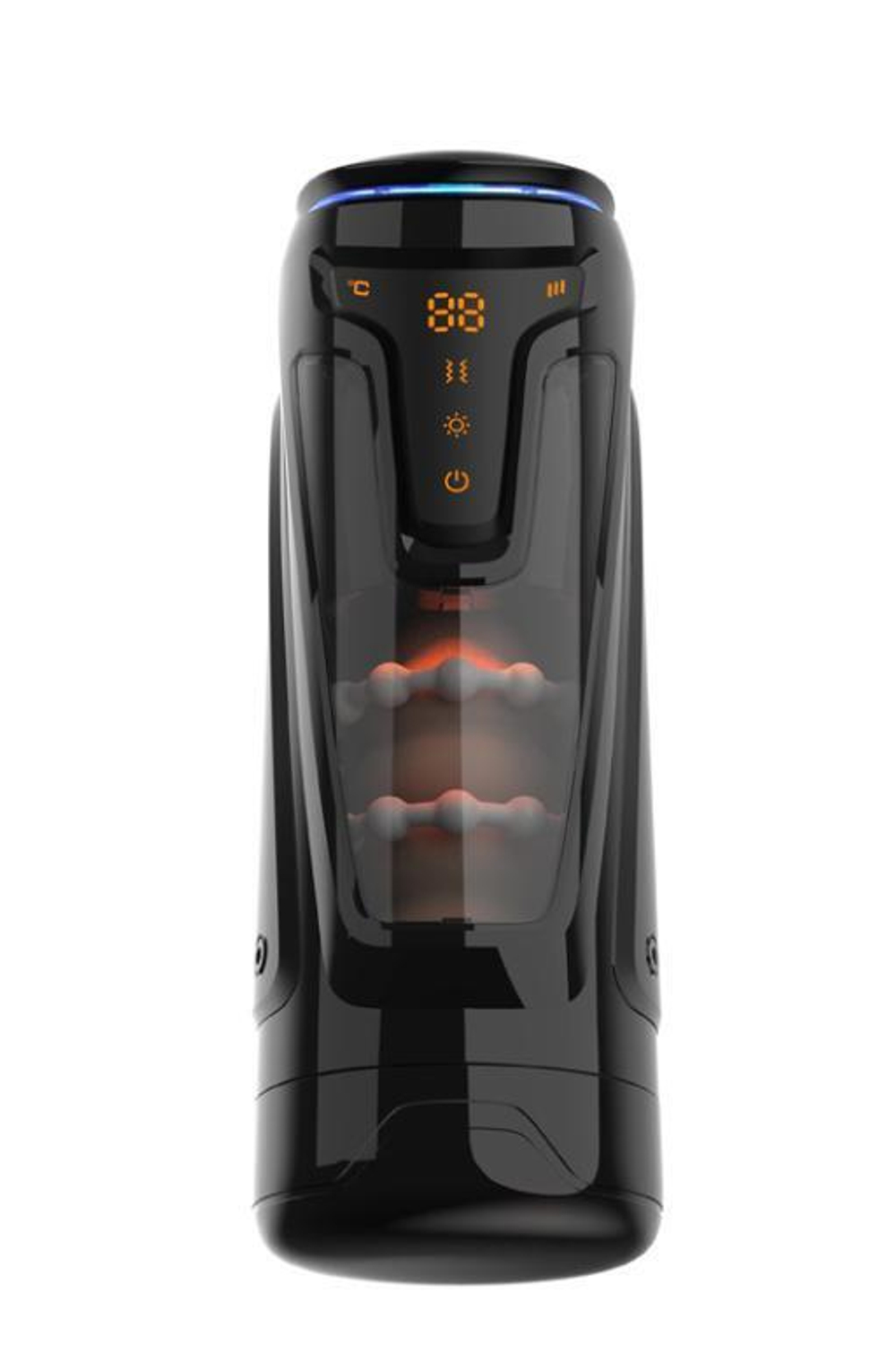 Мастурбатор Amovibe Warrior с пенетрацией и массажем бусинами