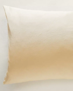 ZARA HOME ДЕТСКАЯ ХЛОПКОВАЯ НАВОЛОЧКА, ЖЕЛТО-ОРАНЖЕВЫЙ