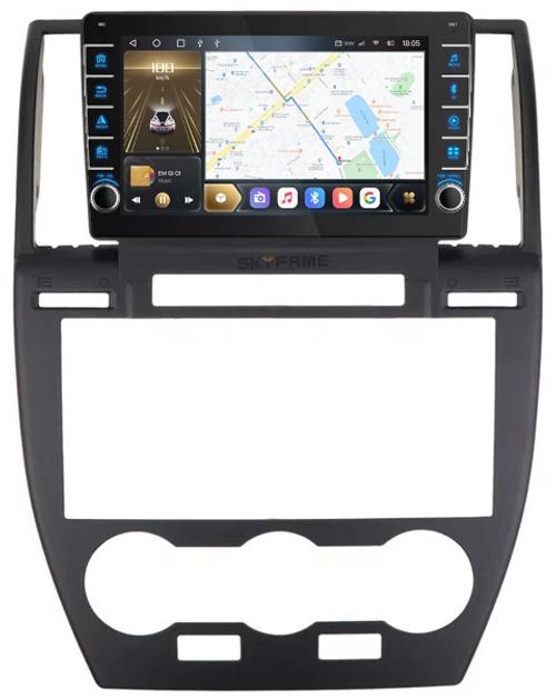 Магнитола для Land Rover Freelander 2007-2012 (взамен монохрома) - Kuberg SF-9302 (кнопки и крутилки), Android 12, Быстрая, CarPlay, 4G SIM-слот