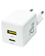 Сетевое зар. устр. Baseus Palm Fast Charger 1USB/1C 20W кабель Т-С на Т-С(P10111608213-01) белое