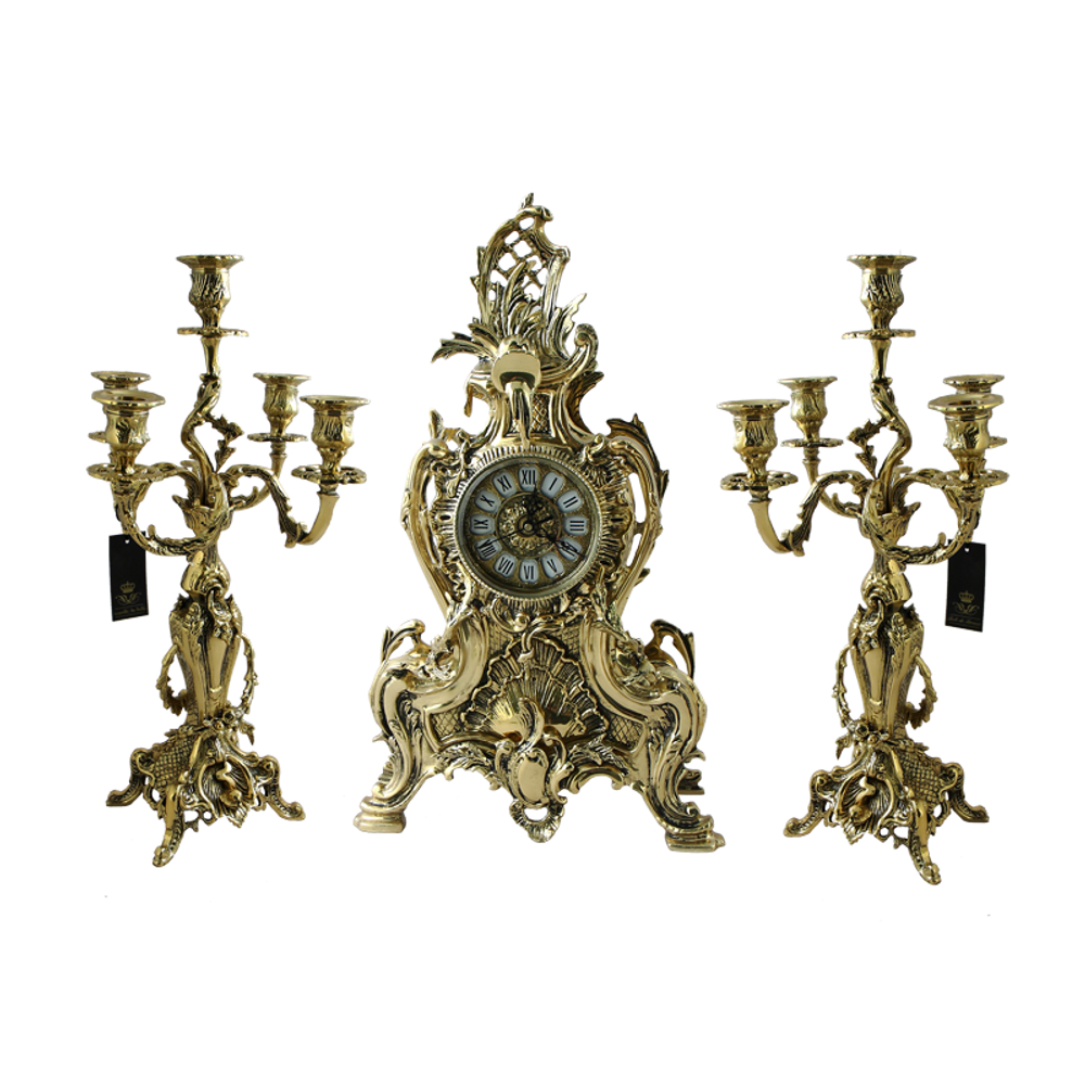 Bello De Bronze Часы Конша, золото
