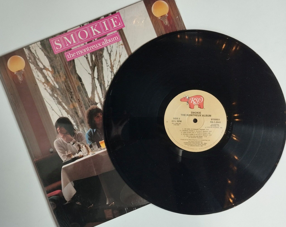 Винтажная виниловая пластинка LP Smokie The Montreux Album (Canada 1979)