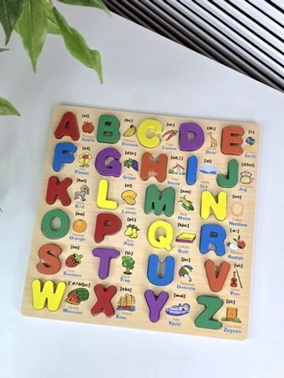 Игровой развивающий набор Английский алфавит деревянный