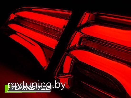 Задние фонари LED BAR TAIL LIGHTS RED SMOKE для TESLA MODEL 3 17-