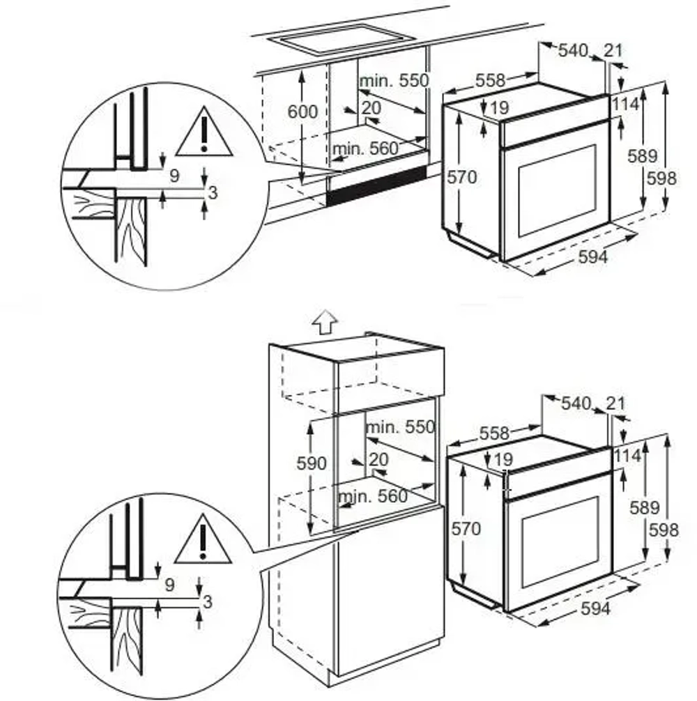 Электрический духовой шкаф Electrolux EOF6P76BX