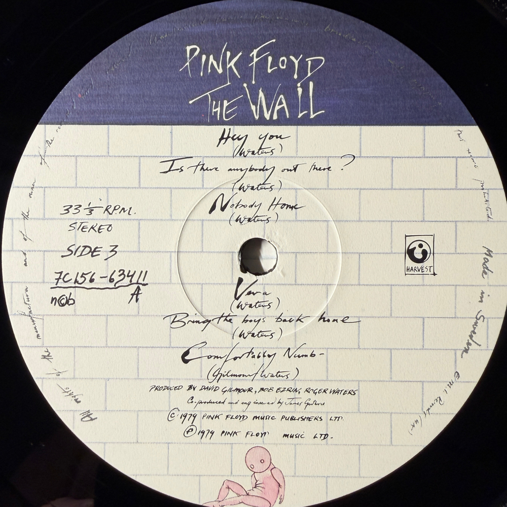 Pink Floyd - The Wall 2LP (Швеция 1979г.)