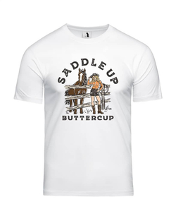 Футболка с лошадью Saddle up Buttercup