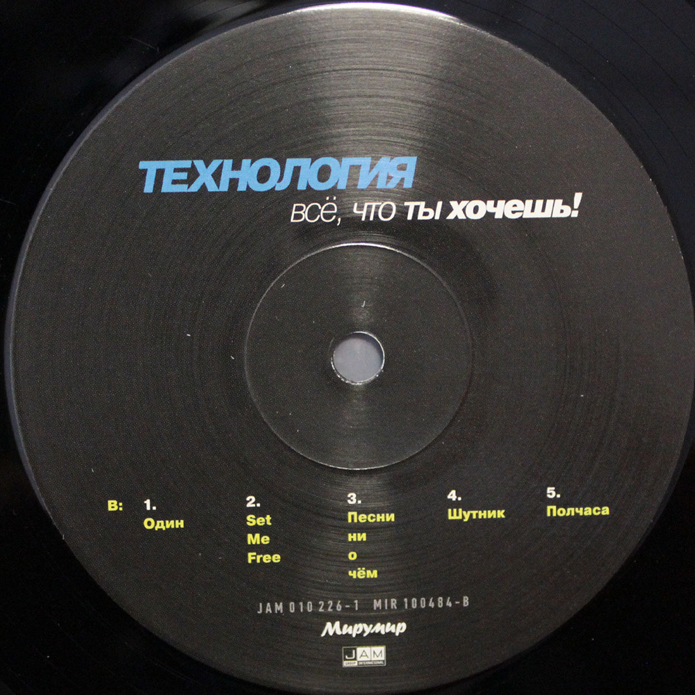 Технология / Всё, Что Ты Хочешь! (LP)