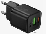 Сетевое зар. устр. Hoco N65 1USB/1С PD/QC3.0 3A 20W черное