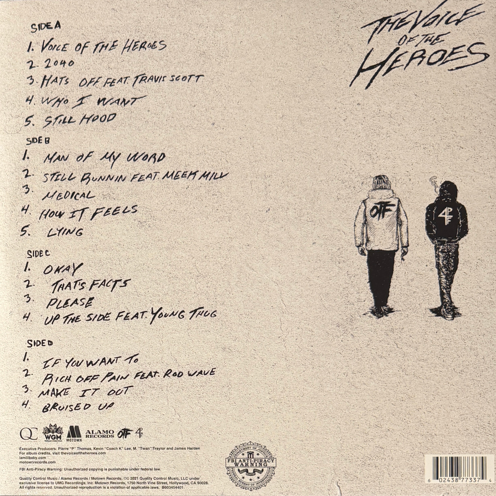 Виниловая пластинка Lil Baby & Lil Durk ‎– The Voice Of The Heroes 2LP