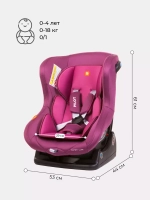 Автокресло LB-777 "Pilot" Safety line (Velvet Purple) группа 0-1 (0-18 кг)