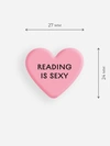 Стикер объёмный «Reading is sexy»