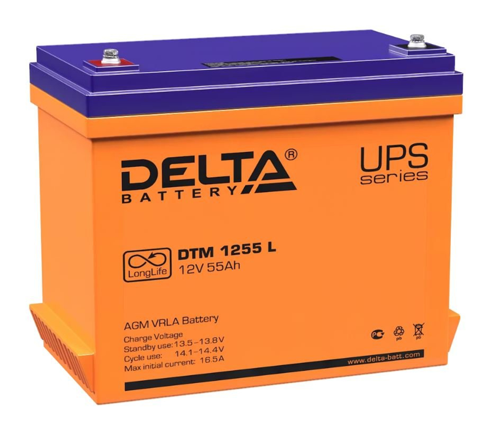 DTM 1255 L Delta Аккумулятор герметичный свинцово-кислотный
