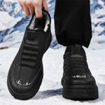 CHENGSHILUOTUO Elderly Insulated Shoes Men"s