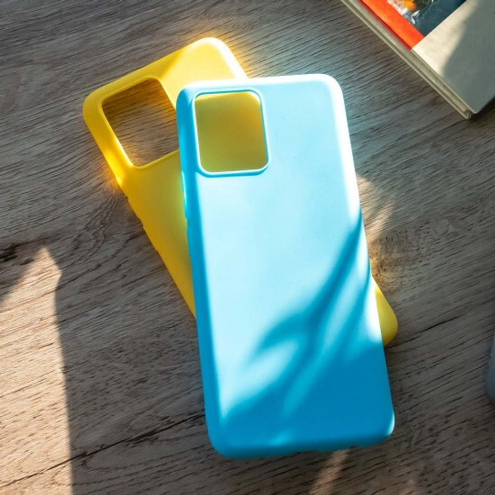 Чехол для Realme Realme 8 Pro, ТПУ, 011010 Голубой