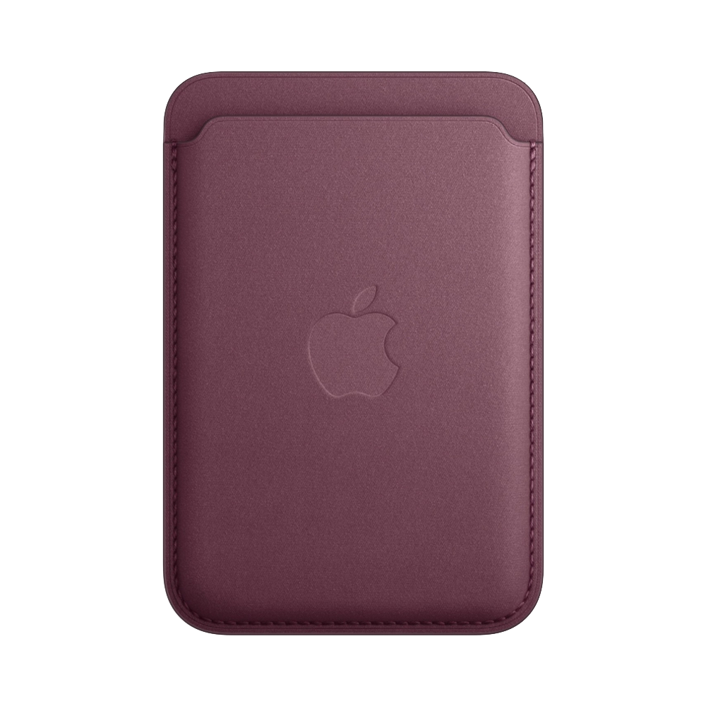 Тканевый чехол-бумажник с поддержкой MagSafe Apple FineWoven Wallet (2023), Mulberry (Красная шелковица)