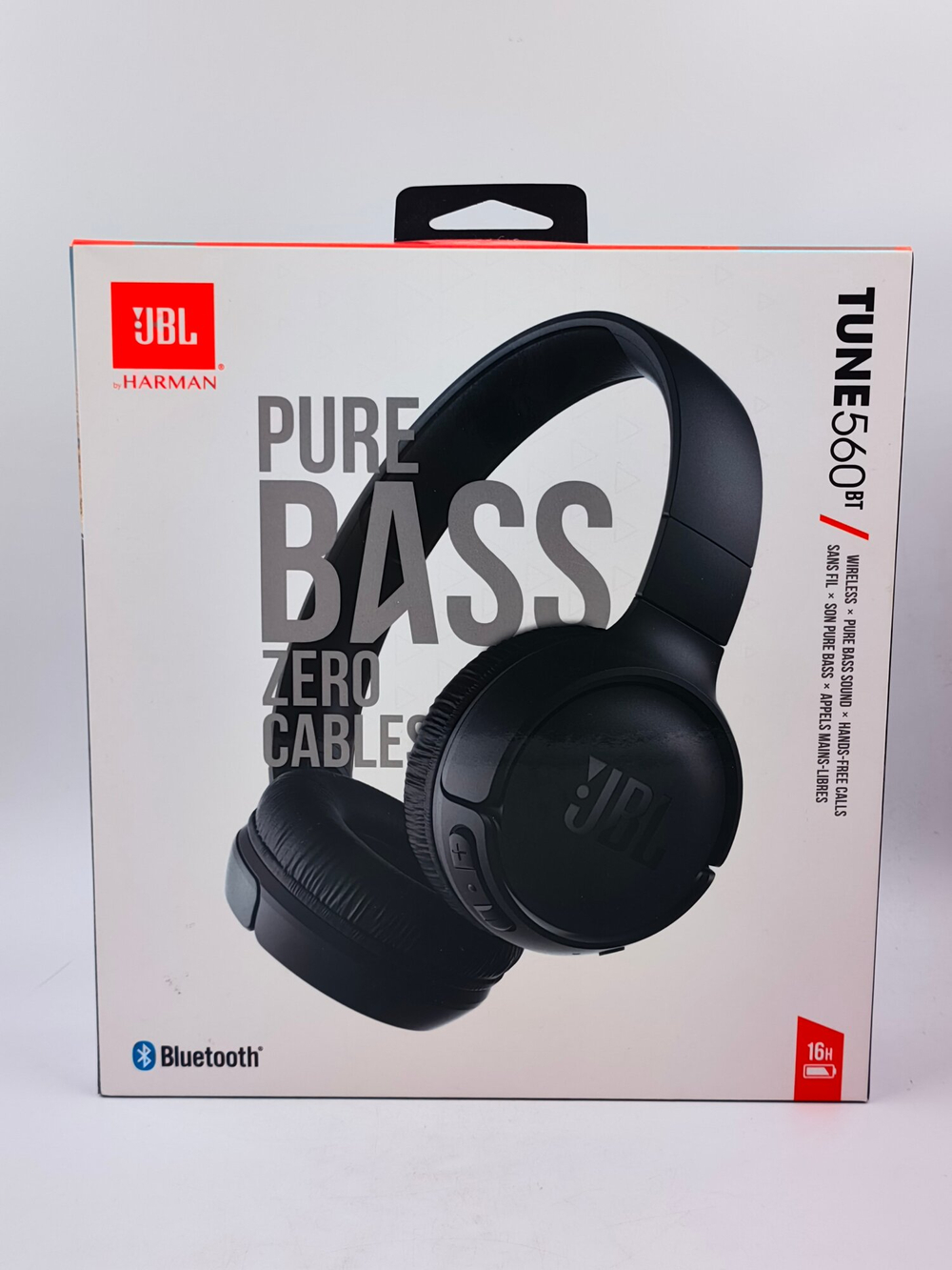Bluetooth-наушники Tune 560BT, черные, стереогарнитура (Китай)
