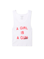 Женская Майка Girl Is A Gun