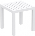 Столик пластиковый журнальный Siesta Contract Ocean Side Table, белый