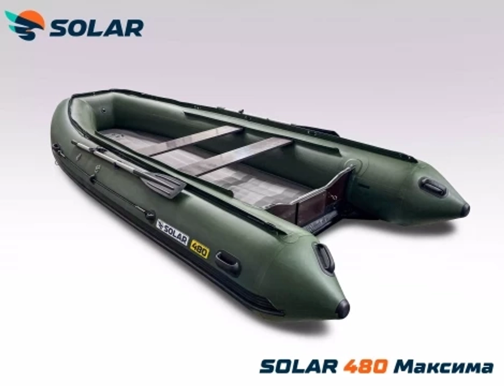 Лодка надувная моторная solar-480 к